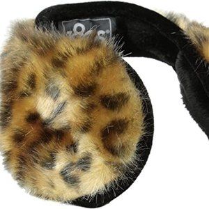 180s Women's Felicity Faux Fur Behind The Head Ear Warmer OS NEW